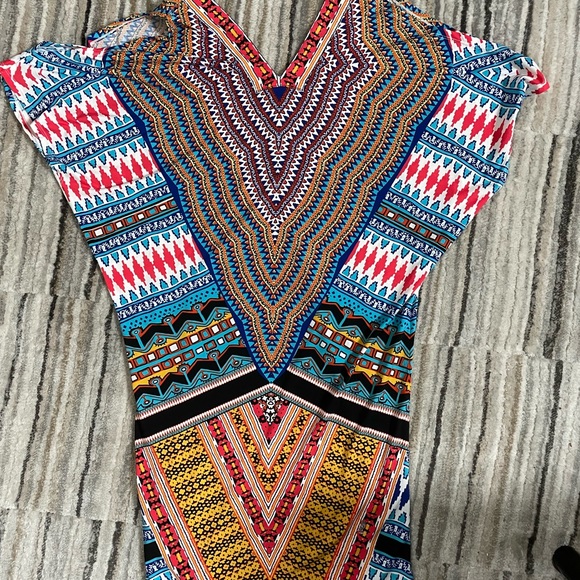 HALE BOB BoHo cold shoulder cover up (or dress!) -Small - Picture 6 of 7